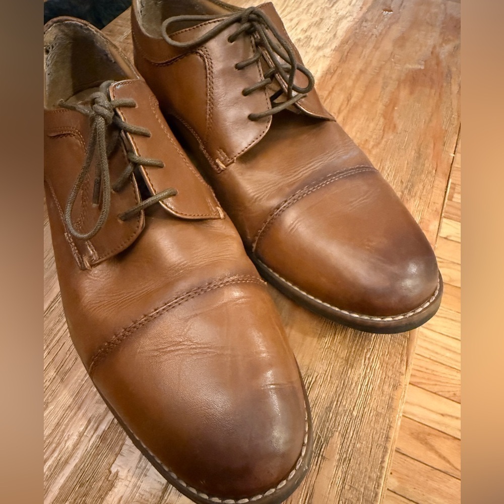 Nunn Bush Brown Leather Comfort Flex Oxford Shoes excellent condition